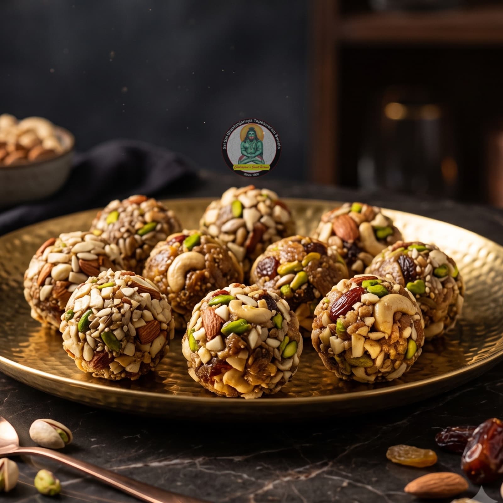 Dry fruit laddu